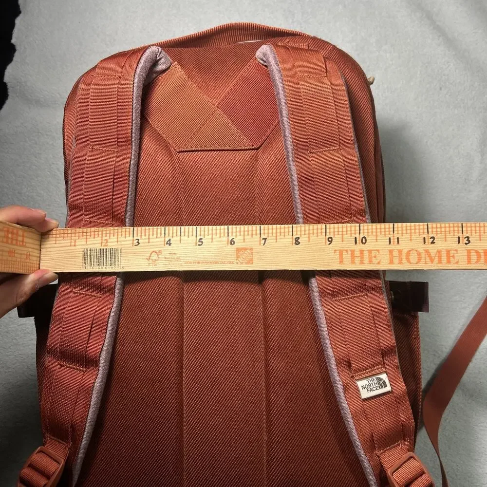 The North Face Crevasse Large 25L Backpack Daypack Orange Hiking Camping 18x11x9